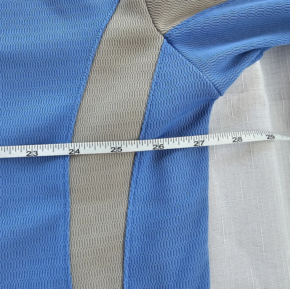 NFL Team Apparel Detroit Lions Mens 2XL Blue & Gray Long Sleeve Shirt Football - Picture 5 of 8